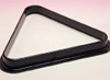- triangulo pvc negro para bolas de billares pool diámetro 57,2mm