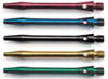 - juego de cañas para dardos, dartres colour, longitud 47mm, alumimio anodizado (juego = 3 unidades)