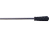 barra futbol�n con pu�o, longitud  117cm+pu�o, ( longitud total de extremo a extremo con pu�o puesto 127,5cm),  di�metro 14 mm,  3 ranuras, defensa y media, presas