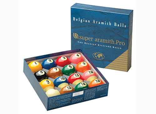 juego bolas de billar americano, pool, aramith Super Pro, diámetro 57,2mm