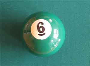 bola de billar nº 9 diámetro 57,2mm, bolas de billares