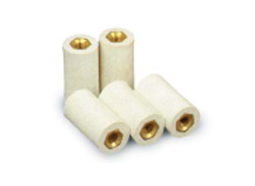 casquillo de pvc para puntera de taco de billar, rosca de metal, diámetro 12mm