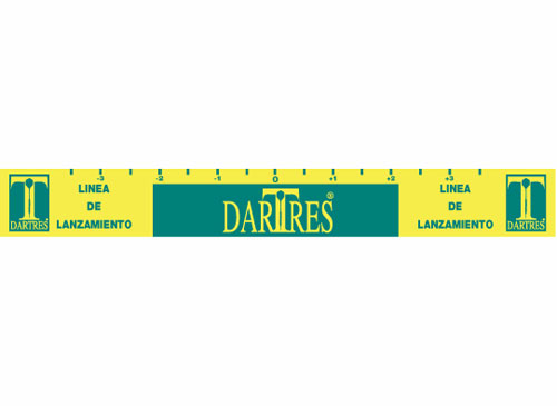 - linea de lanzamiento dartres para dardos