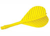 conjunto aleta/caña para dardos, dartres fly-fast, color amarilla, 4mm