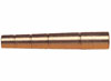 cilindro laton para dardos, peso 14g, longitud 48mm, diámetro caña 4mm, diámetro punta 6mm, fly-fast