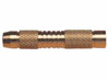 cilindro laton para dardos, peso 14g, longitud 44mm, diámetro caña 4mm, diámetro punta 4mm, ghia