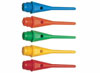 bolsa de 1000 puntas para dardos gold star, rosca gruesa ¼ bsf=6mm, colores variados