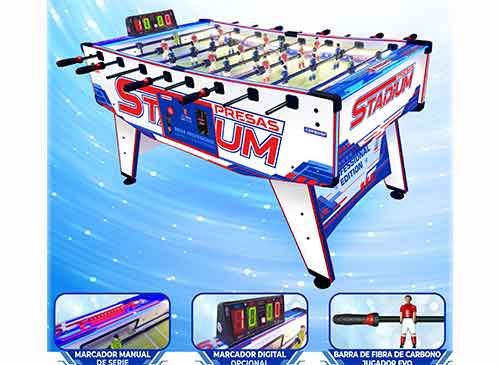 Futbolín Presas STADIUM Profesional Edition