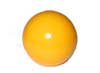 - bola baquelita, superdura y más pesada,  amarilla, para futbolines, diámetro 34mm,  peso 36 grs.