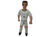 jugador, muñeco, de futbolín, aluminio, pintado blanco, deportin, para barra de 13mm, con pestaña trasera, en la espaldilla del jugador, para la ranura de la barra, pies recubiertos con nylon pa