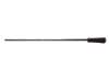 barra futbolín, longitud  126cm,   diámetro 14 mm,  3 ranuras, defensa y media, con taladro para tope de nylon,  con puño, mango, compatible presas 2000
