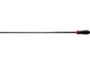 barra futbolín, longitud  126cm,   diámetro 14 mm,  1 ranura, portero, con taladro para tope de nylon, con puño, mango, original Presas, Presas 2000 Profesional