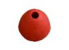 tope de goma para barra de futbolín, longitud 35mm, diámetro 50mm, rojo, delgado