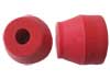 tope de goma para barra de futbolín, longitud 35mm, rojo, andaluz