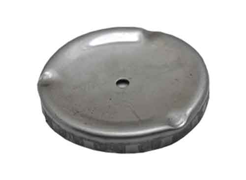 cenicero acero inoxidable para mesa de futbolín, diámetro 75mm