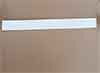 Banda Lateral del campo de juego, moldura, en pvc blanco, futbolín andaluz, sierra
