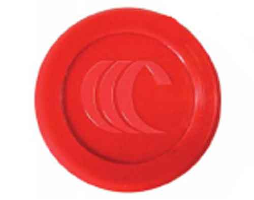 Disco Mesa de Aire, air hockey, rojo, policarbonato, medidas 70x6.5mm