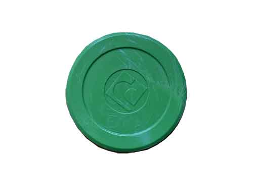 Disco Mesa de Aire, air hockey, Presas, verde, medidas 73x6mm